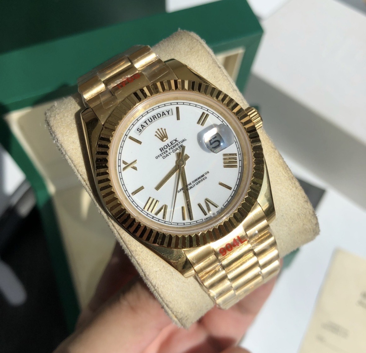 Rolex Day Date 18kt Gold Men 41mm