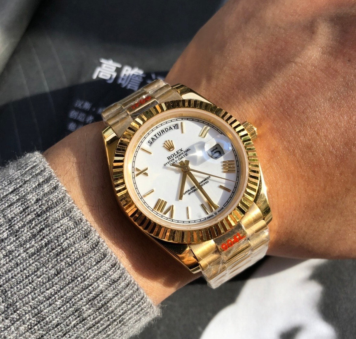 Rolex Day Date 18kt Gold Men 41mm