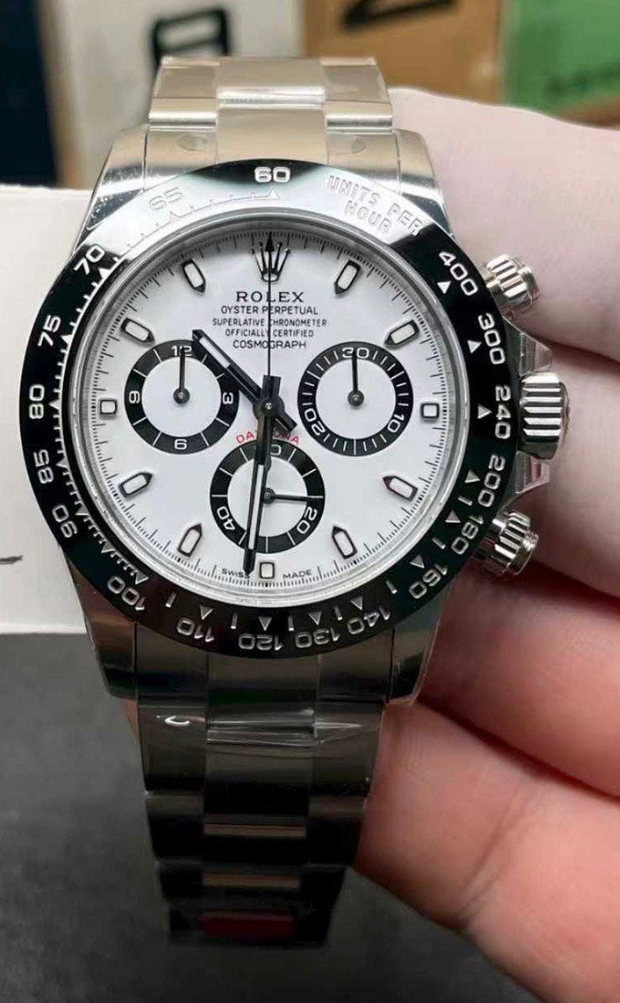 Rolex Daytona Black and White Men 41mm